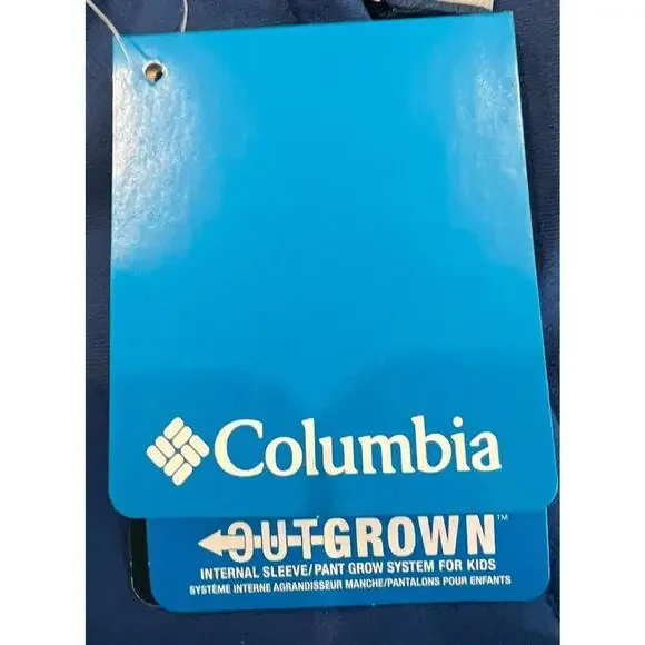 $75 Columbia Kids Blue Bugaboo III Insulated Ski Pants Size Medium - Picture 7 of 13